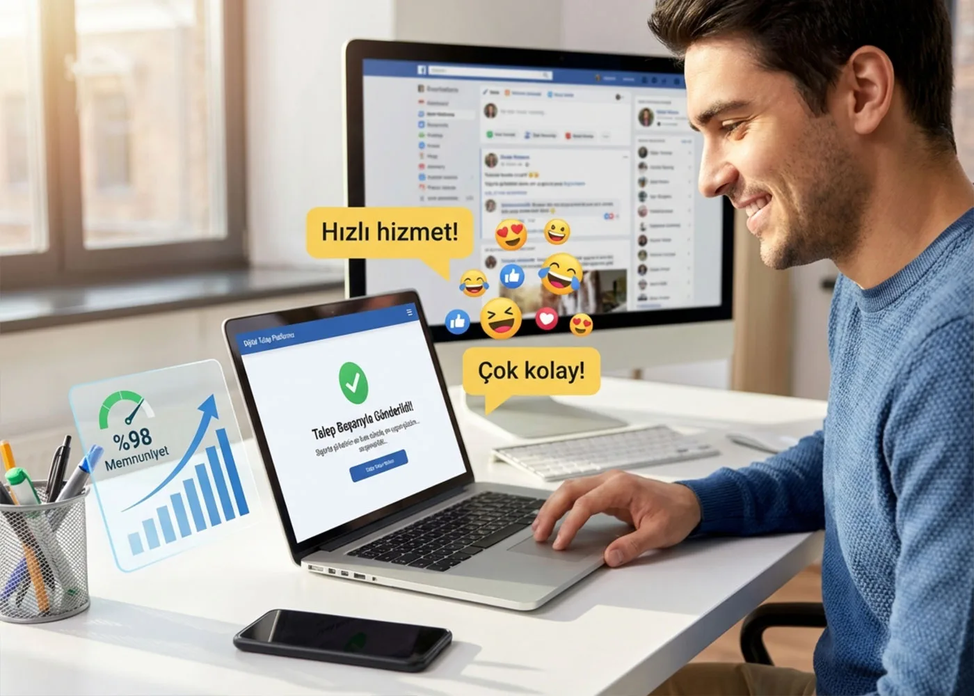 Hızlı süreç yönetimi ve müşteri memnuniyeti